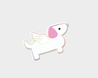 Darby + Dot™ Sticker - Angel - Holographic