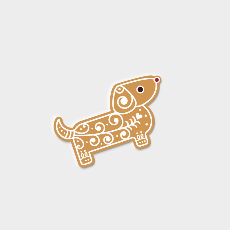 Darby Dot™ Gingerbread Sticker Bones image 1