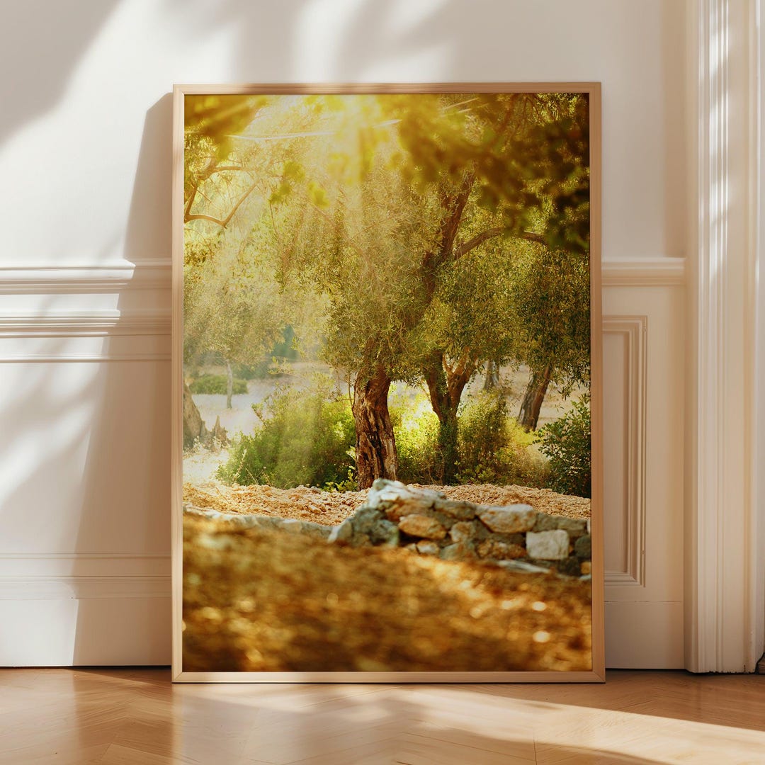 Surreal Forest Landscape Poster Print - Dreamlike Forest Wall Art ...