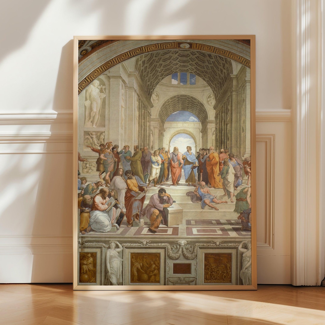 Renaissance Intellect Renaissance Philosophers Grand Hall Poster Print - Intellectual ...