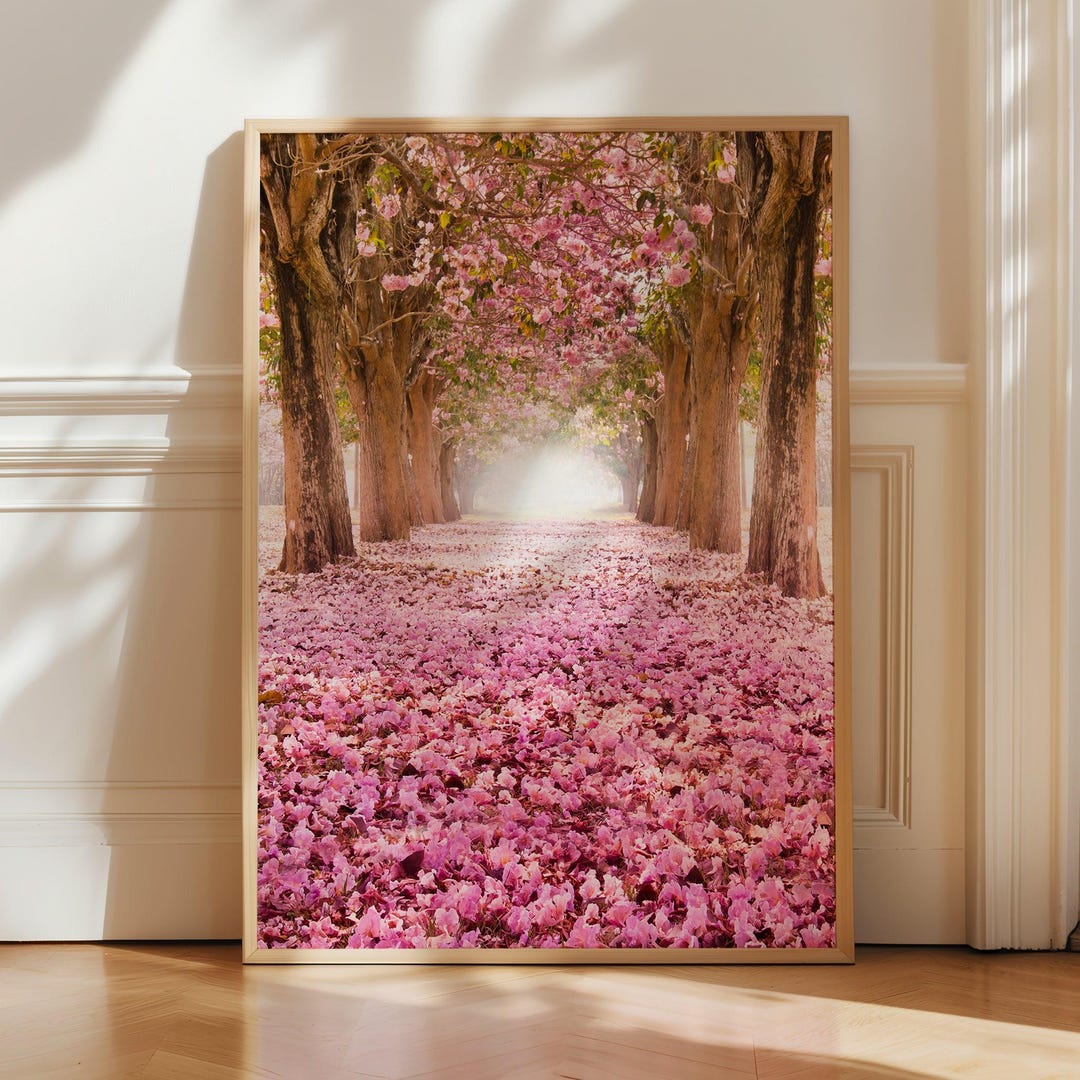 Autumn Forest Path Poster Print - Nature Landscape Wall Art - Dreamy ...