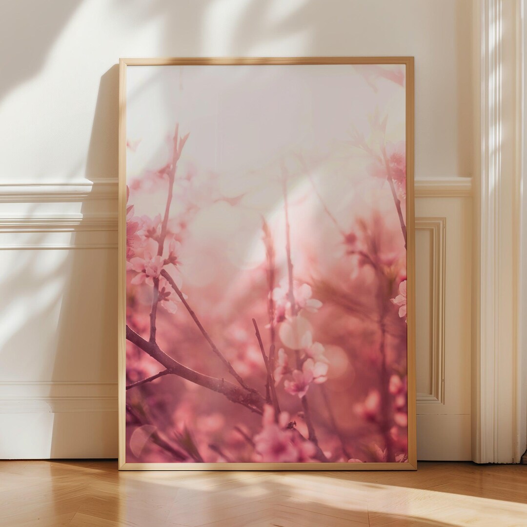 Cherry Blossom Nature Poster Print - Spring Blossom Wall Art - Dreamy ...
