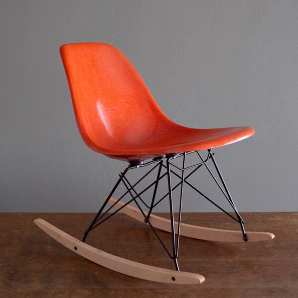 Eames Tangerine Rocker Herman Miller Chair
