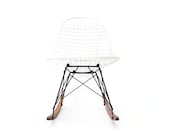 EAMES x Cast + Crew - RKR, Classic White on Black Rocker Base
