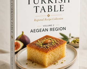 Turkish Cookbook JPG, Aegean Region Recipes, Digital Recipe Book, Turkish Food Recipes, Instant Download, Volume 2