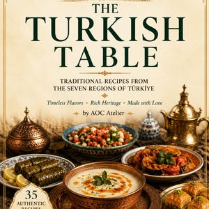 Het Turkse Tafel Kookboek | 35 Authentieke Recepten (Digitale PDF Download)