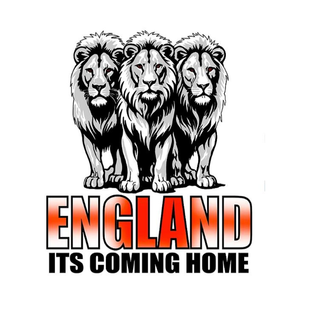 It's Coming Home Three Lions England World Cup Sticker Car Window ...