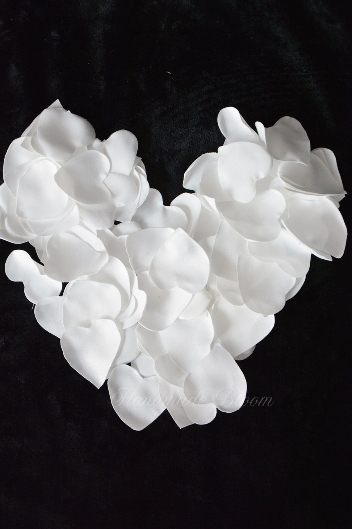 White Off Silk Rose Petals Wedding Deco Fake Petals Fabric Etsy