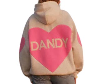 Women's DANDY Heart Graphic Pullover Hoodie