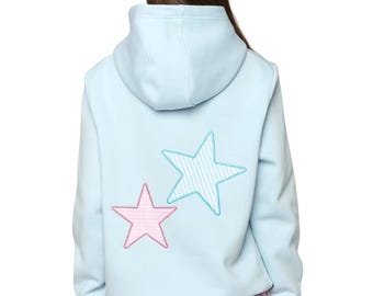 Women's Pullover Long Sleeve Hoodie Oversized Star Graphic