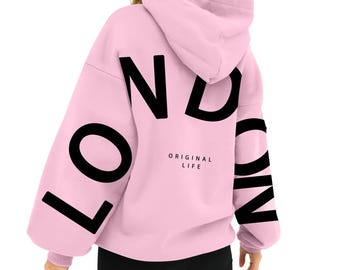 Unisex Graphic Pullover Long Sleeve Hoodie