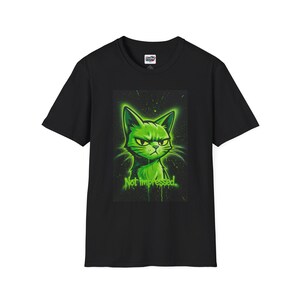Crazy Cat Not Impressed T-Shirt | Punk Cat Graphic Tee