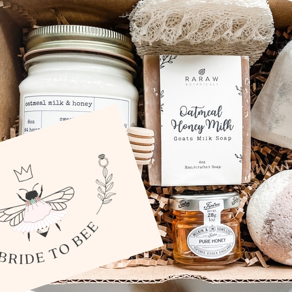 Bride to Bee Gift, Bridal Shower Gift for Bride, Bride gift, self care gift, bride engagement gift box, Bride to be gift