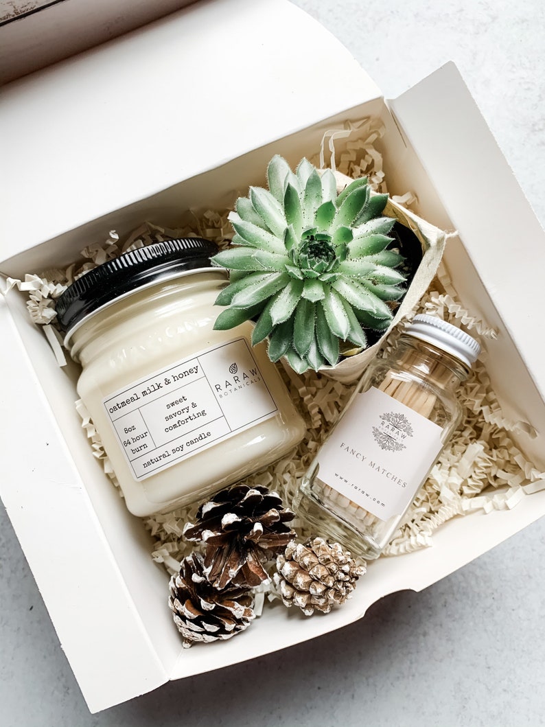 New home gift succulent candle gift box candle gift set Etsy
