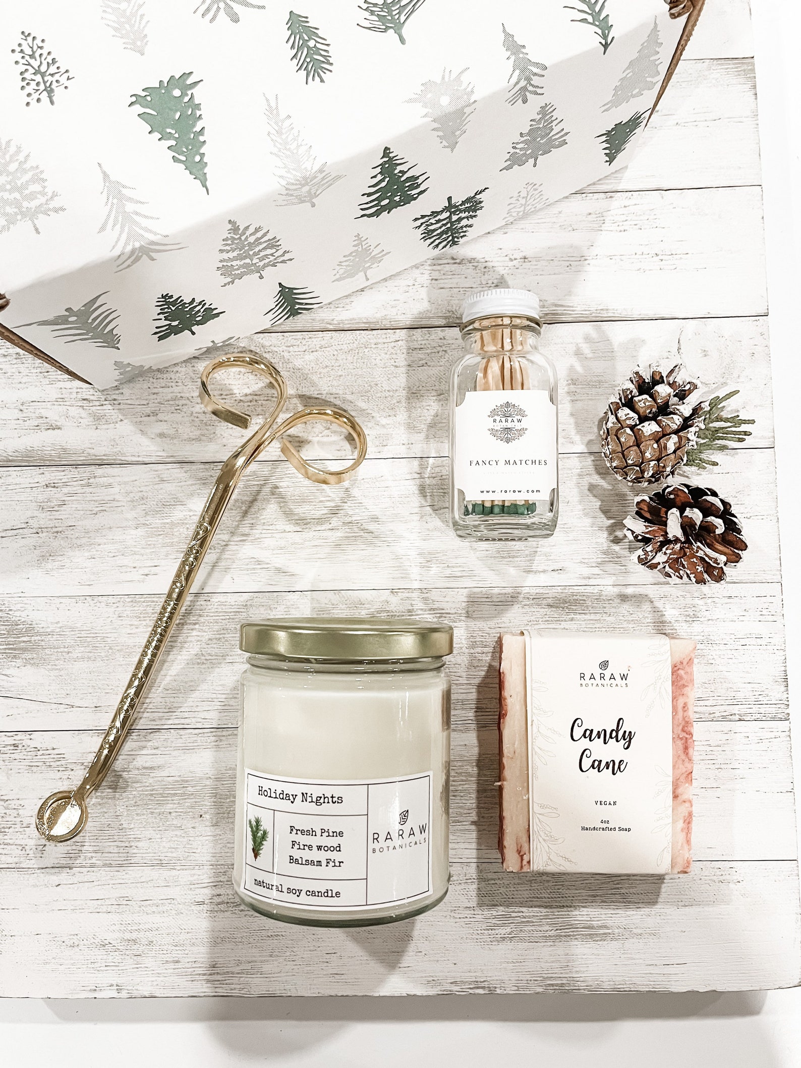 Christmas Candle Gift Box Christmas Gifts Coworkers Clients Etsy