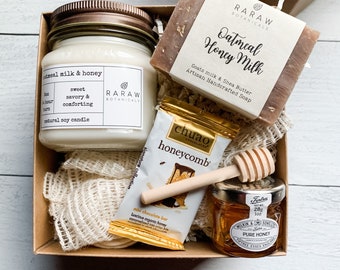 Sweet As Honey gift basket for her, candle gift set, fall gift set, thinking of you care package, employee appreciation gifts