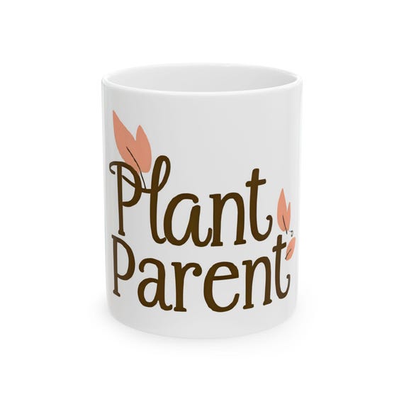 Plant Parent Ceramic Mug: Eco-Friendly Coffee & Tea Cup