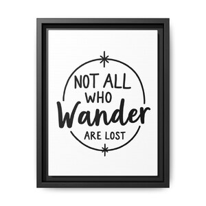 Fernweh, Kunst, Inspirational Wohndekor, Reise Dekor, Geschenk für Abenteurer, Moderne gerahmte Leinwand