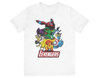 Eeveelutions Avengers Mashup T-Shirt | Parody Tee