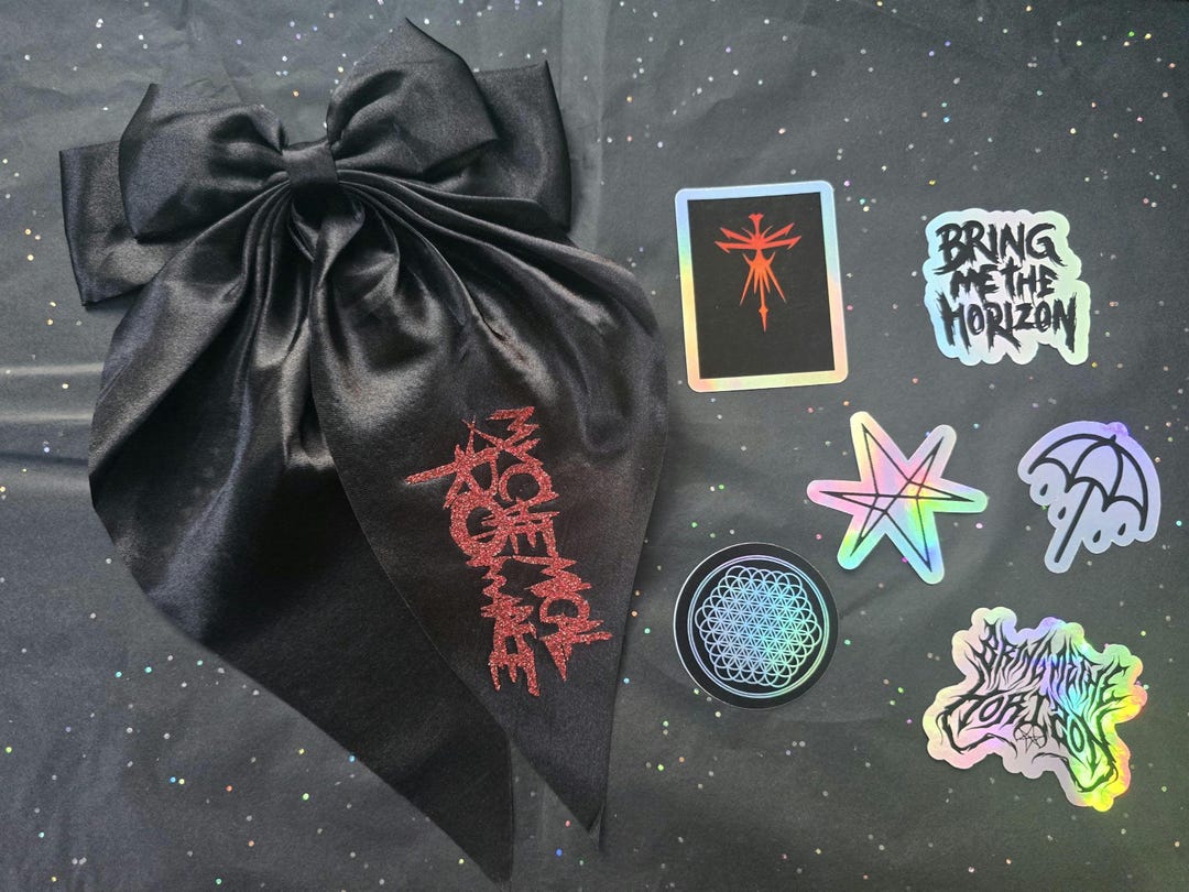 My Chemical Romance Mini Gift Set Including 1 Large Fan Made Bow and