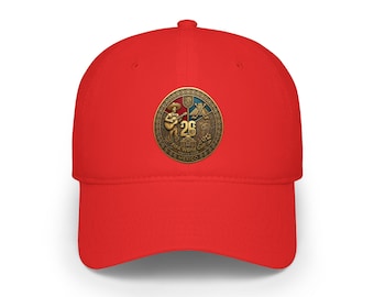 Mexico World Cup 2026 Embroidered Cap - Mexico Hat - Selección Mexicana Soccer Fan Gear - Aztec Style Soccer Cap - Unisex Mexico Gift
