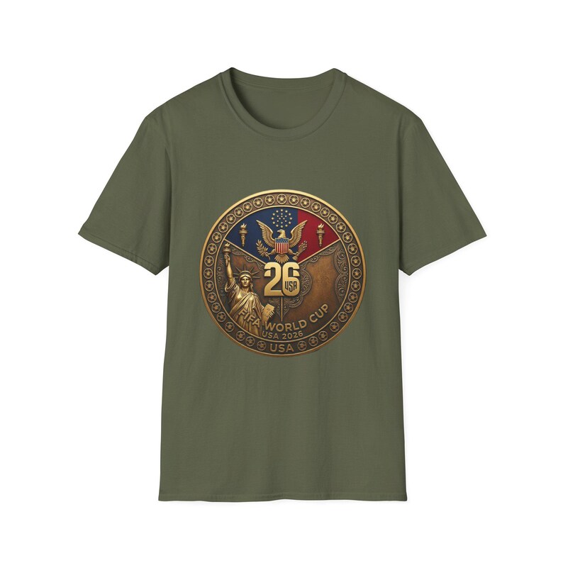 USA World Cup 2026 T-Shirt - United States Soccer Fan Gear - USMNT Football Shirt - American Pride Tee - Unisex Patriotic Fan Gift image 4