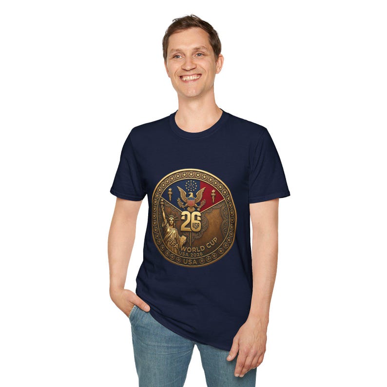 USA World Cup 2026 T-Shirt - United States Soccer Fan Gear - USMNT Football Shirt - American Pride Tee - Unisex Patriotic Fan Gift image 17
