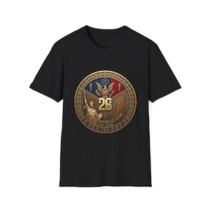 USA World Cup 2026 T-Shirt - United States Soccer Fan Gear - USMNT Football Shirt - American Pride Tee - Unisex Patriotic Fan Gift image 1