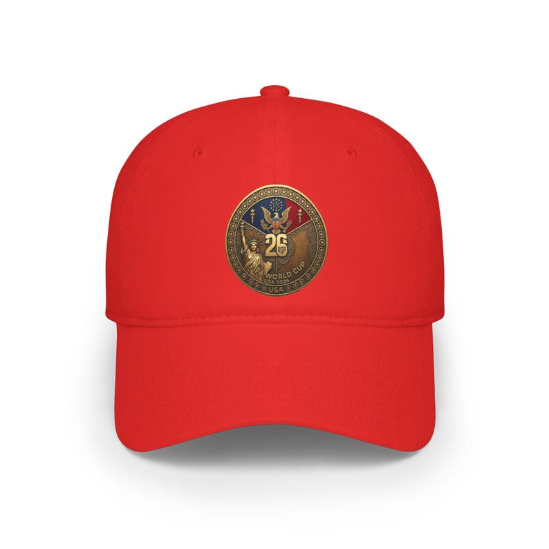 USA World Cup 2026 Embroidered Cap - United States Hat - American Soccer Fan Gear - USMNT Soccer Cap - Unisex Patriotic Gift image 2