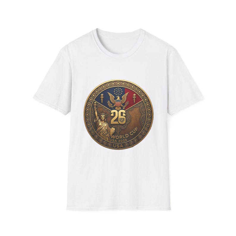 USA World Cup 2026 T-Shirt - United States Soccer Fan Gear - USMNT Football Shirt - American Pride Tee - Unisex Patriotic Fan Gift image 2