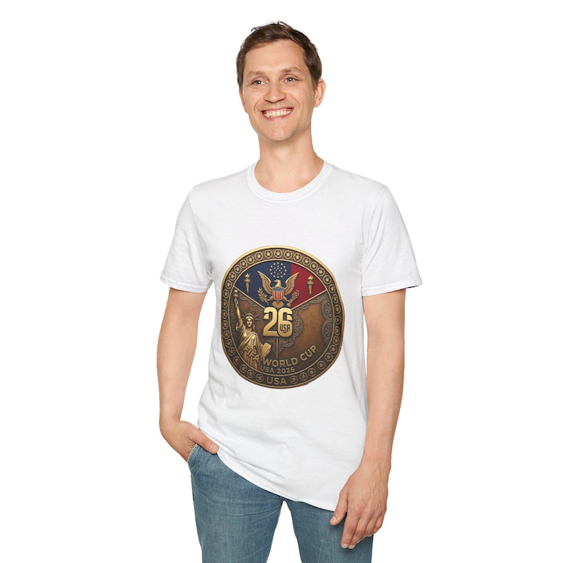 USA World Cup 2026 T-Shirt - United States Soccer Fan Gear - USMNT Football Shirt - American Pride Tee - Unisex Patriotic Fan Gift image 10