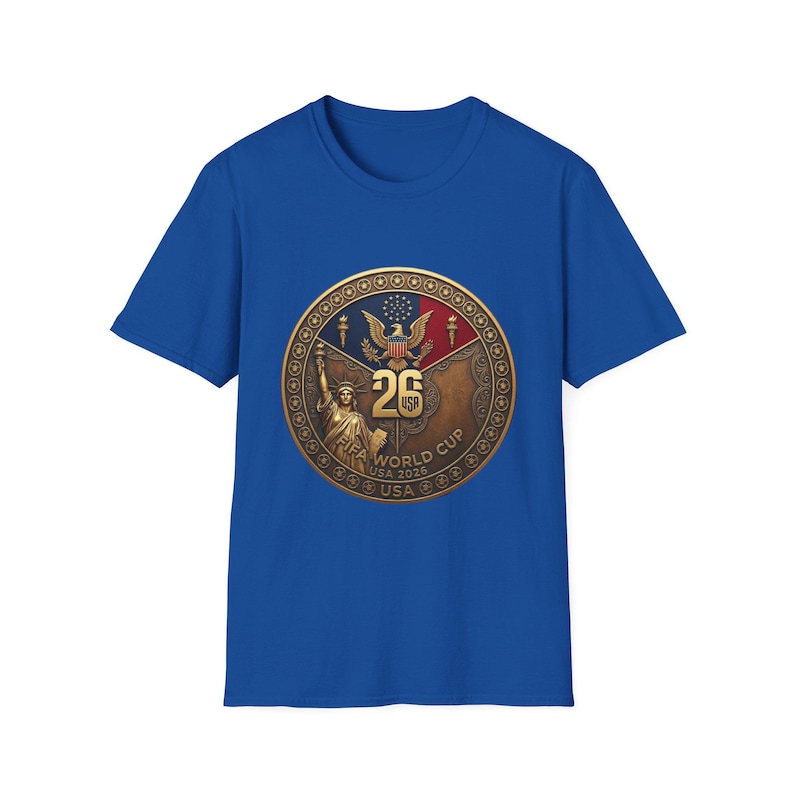 USA World Cup 2026 T-Shirt - United States Soccer Fan Gear - USMNT Football Shirt - American Pride Tee - Unisex Patriotic Fan Gift image 7