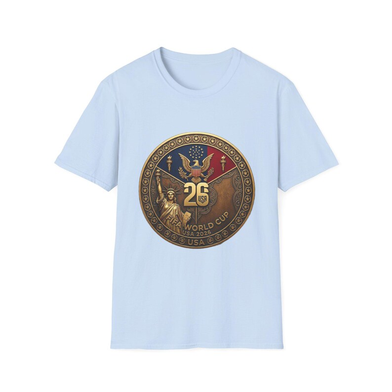 USA World Cup 2026 T-Shirt - United States Soccer Fan Gear - USMNT Football Shirt - American Pride Tee - Unisex Patriotic Fan Gift image 6