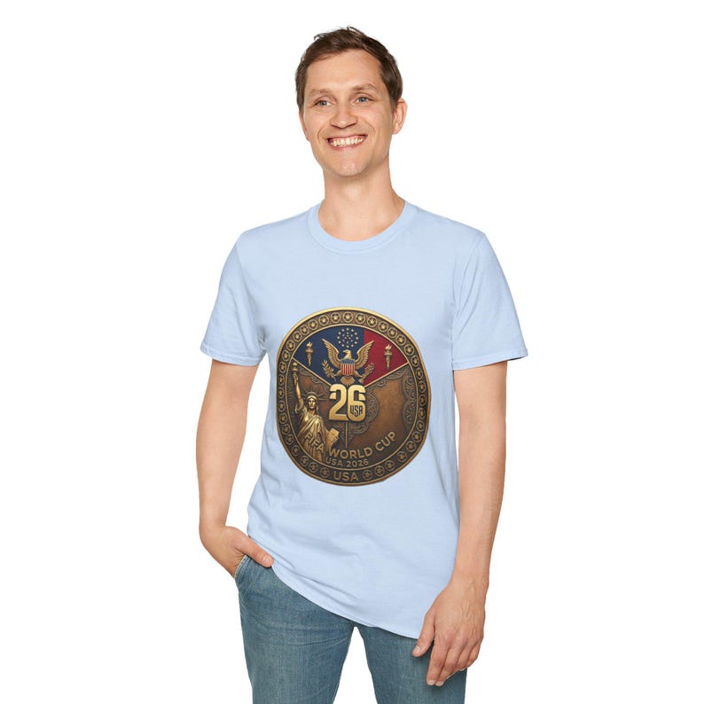 USA World Cup 2026 T-Shirt - United States Soccer Fan Gear - USMNT Football Shirt - American Pride Tee - Unisex Patriotic Fan Gift image 15