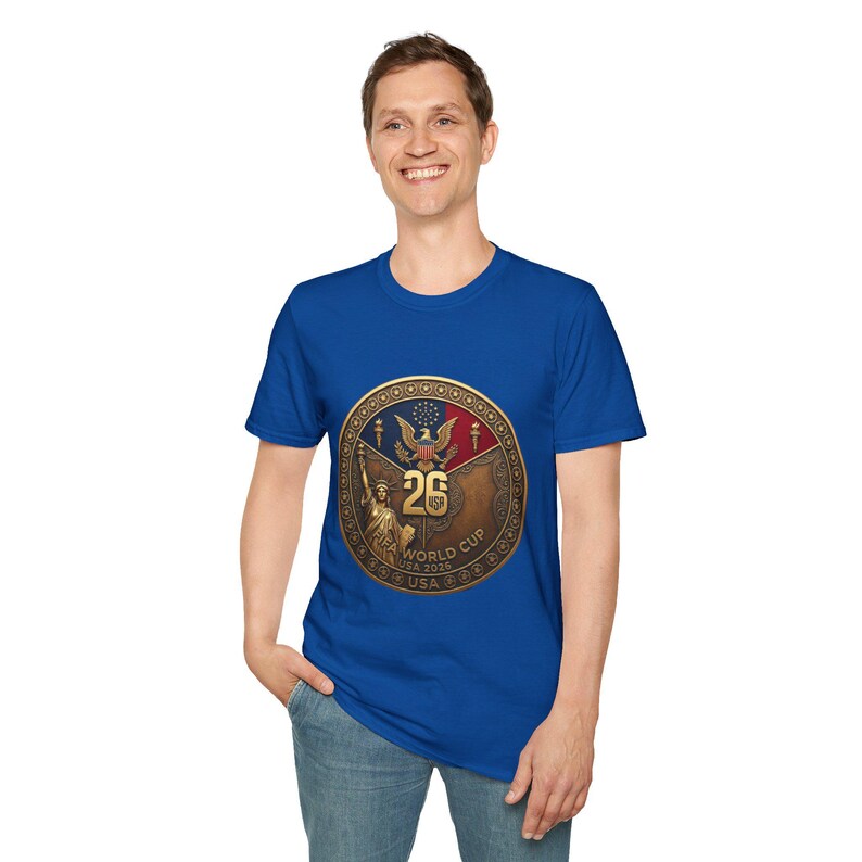 USA World Cup 2026 T-Shirt - United States Soccer Fan Gear - USMNT Football Shirt - American Pride Tee - Unisex Patriotic Fan Gift image 16