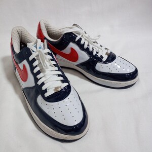 Nike Air Force 1 Vintage 2004 Red White Blue Patent Leather 306353-114 Mens 12 Air Force 1 - Nike - 306353 462 - midnight navy/varsity  main image 2