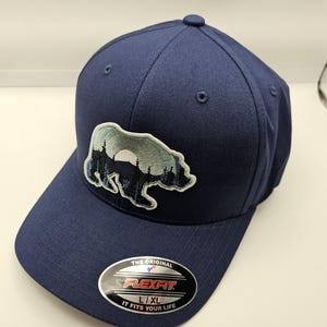 Flex Fit Hat with Embroidered Patch, L/XL