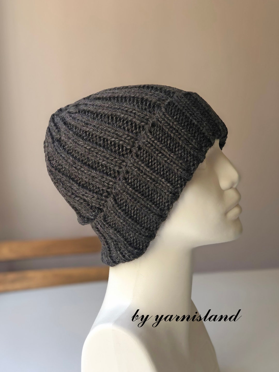 Unisex Strickmütze Mit Totenkopf – Warme Wintermütze Mit Bündchen Für Damen & Herren