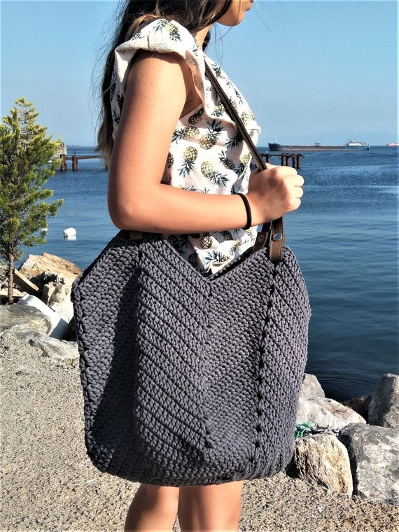 Rebajas d a de la madre Bolso crochet bandolera correa piel