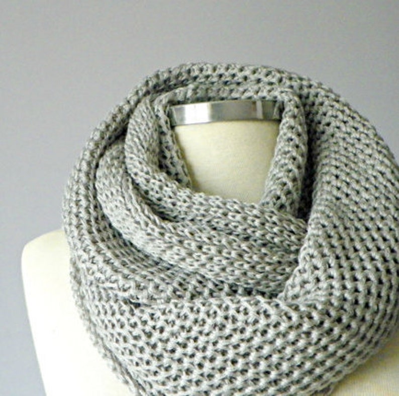 Sale Knit scarf infinity scarf Cowl scarf winter Etsy
