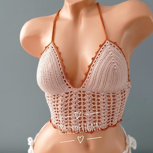 Crochet Top, Festival Crop Top, Festival Bralette, Summer Color Top, Crochet Bra, Festival Clothing, Crochet Bikini, Woman Top, 2022