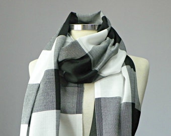 Scarf, plaid cozy scarf, blanket fashion scarf, plaid scarf, tartan scarf, plaid blanket scarf, shristmas gift, gift for her