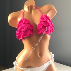 Crochet bikini set, Crochet Swimwear, Triangle bikini, Crochet swimsuit, Boho bikini, Bathing suit, Beach fashion, women bikini, Handmade