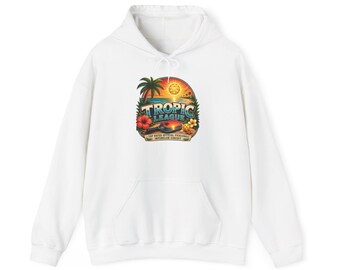 TROPIC Pickleball Acronym Hoodie | Pickleball Sweatshirt Tropical Court Nights