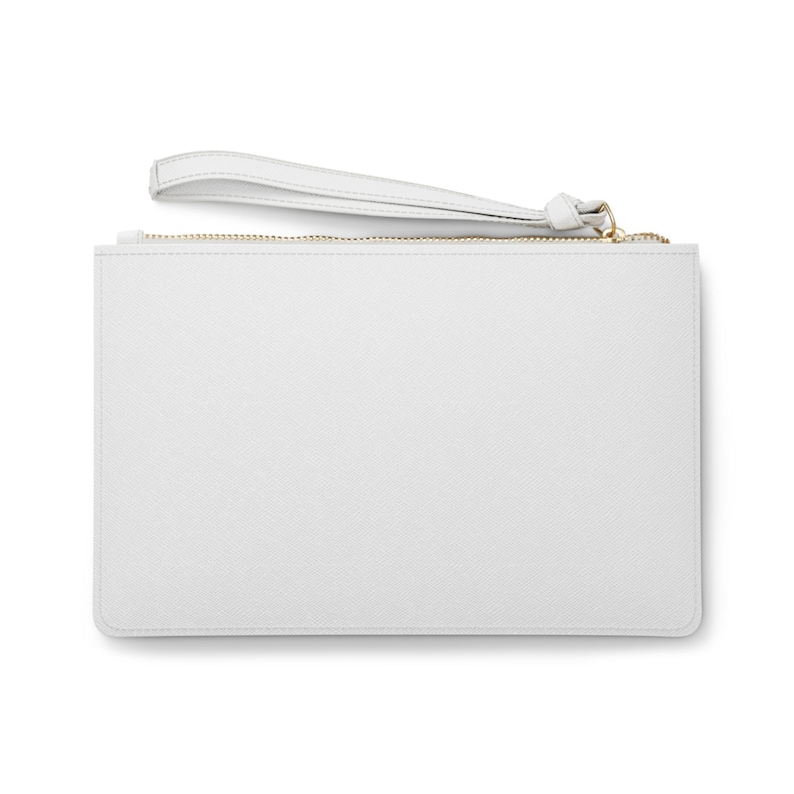 Tropical Mahjong Sunset Clutch Bag | Vintage Mahjong Tiles Beach Theme image 2