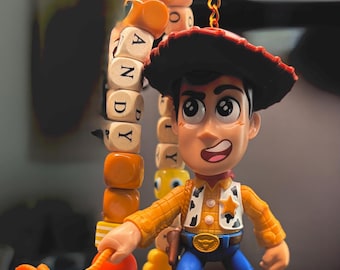 Llavero interactivo de Toy Story con lazo giratorio del Sheriff Woody