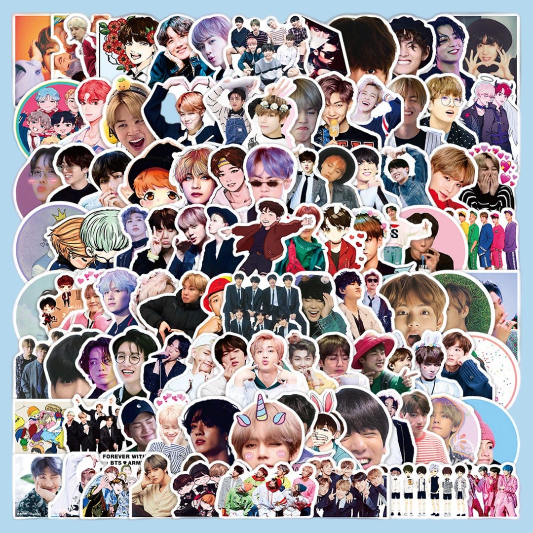 Ariyan Sticker 100 PCS Arirang Cartoon Doodle Stickers, Decorate Washing Machine ...