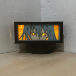 Rimuru Lightbox decor, LED nightlight desk or shelf, Gift for Anime Fans
