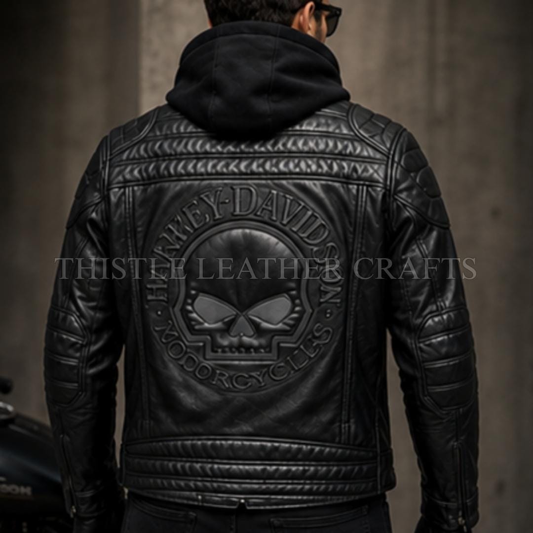 Harley Reflective Skull Jacket - Etsy