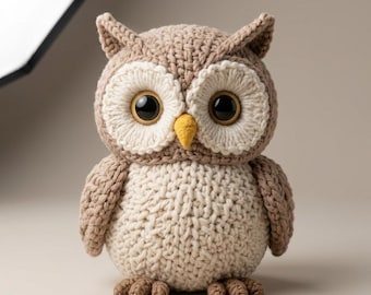Eulen für Anfänger häkeln | Easy Amigurumi PDF Tutorial (Digitaler Download)